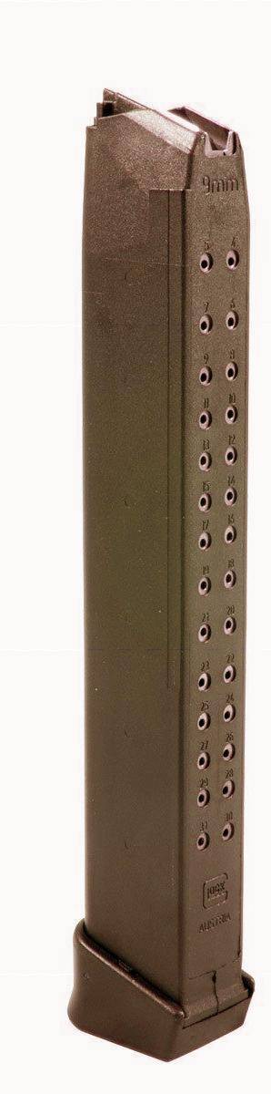 Glock Gen5 Factory Magazine G17 G17L G19 G19X G26 G34 9mm Luger - Flat Dark Earth 33/rd (Pkg)