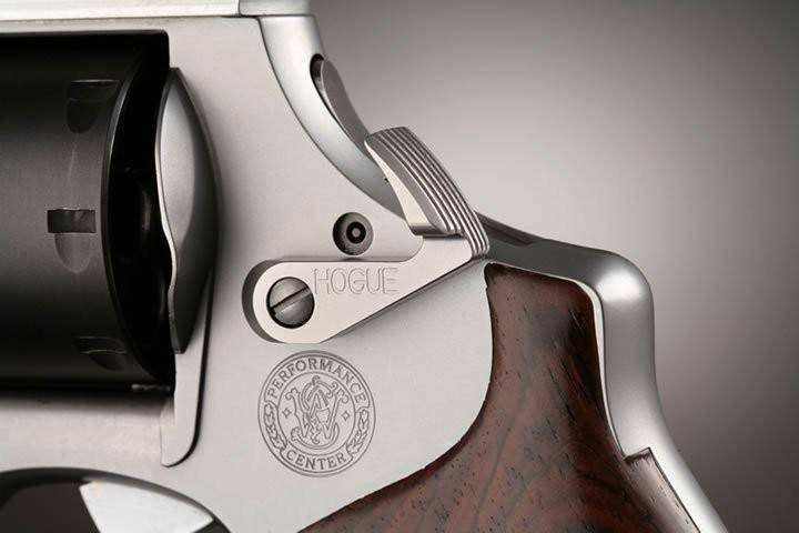 Hogue S&W Long Cylinder Release - Stainless Steel