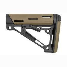 HOGUE AR15 RUBBER OVERMOLD 6-POSITION BUTTSTOCK MILL-SPEC DESERT TAN