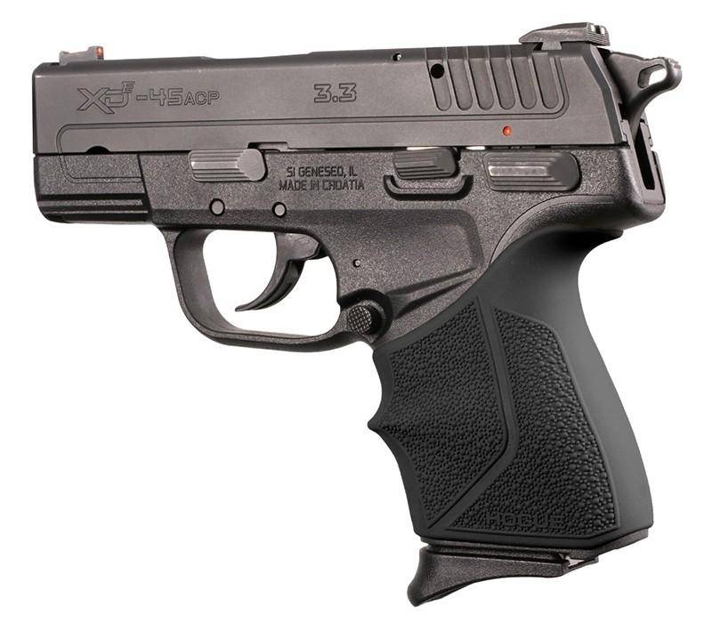 Hogue Springfield Armory XD-E 9mm/.45ACP: HandALL Beavertail Grip Sleeve - Black