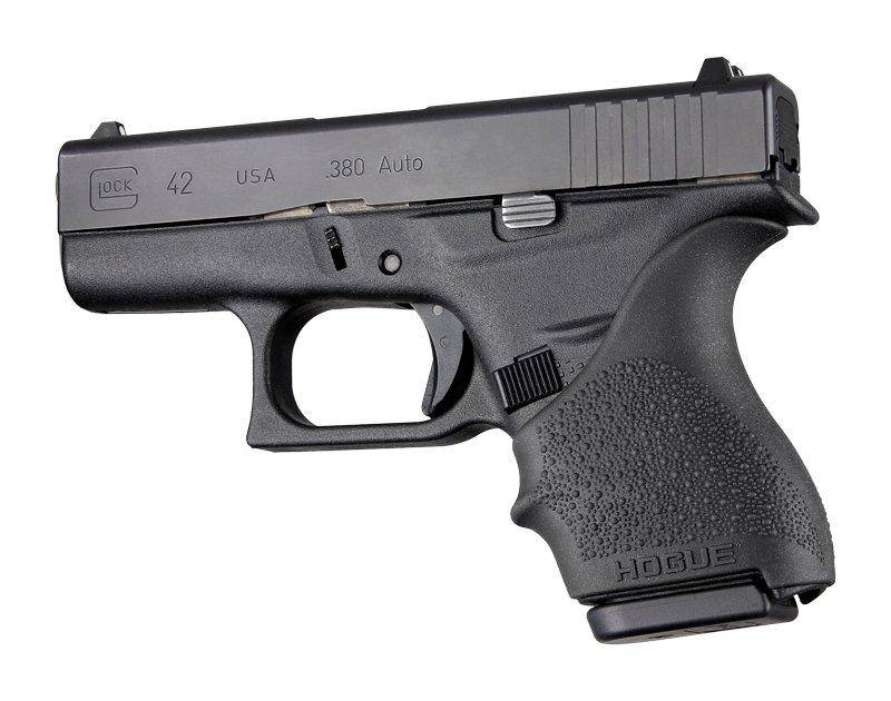 Hogue HandAll Beaver Tail Grip Sleeve Glock 42 43 - Black