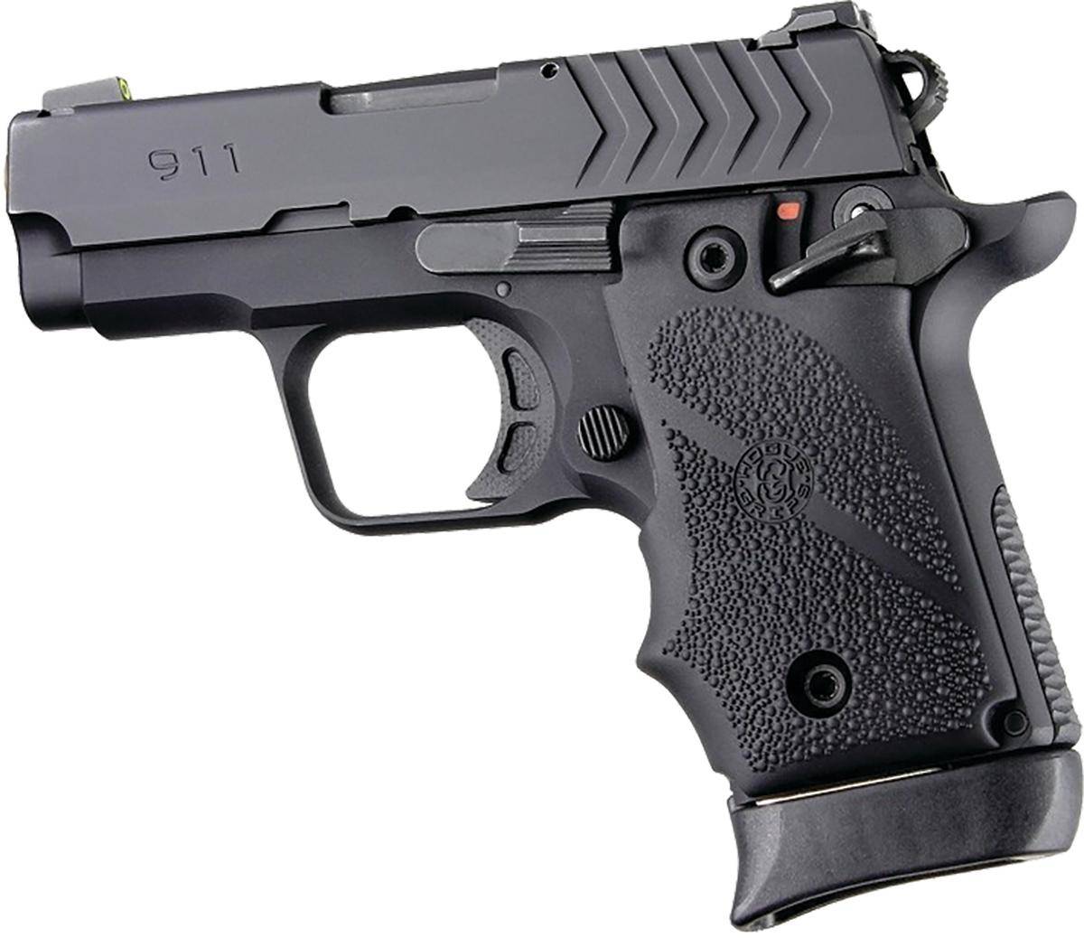 Springfield Armory 911 .380 Ambi Safety Rubber Grip w/FG Black