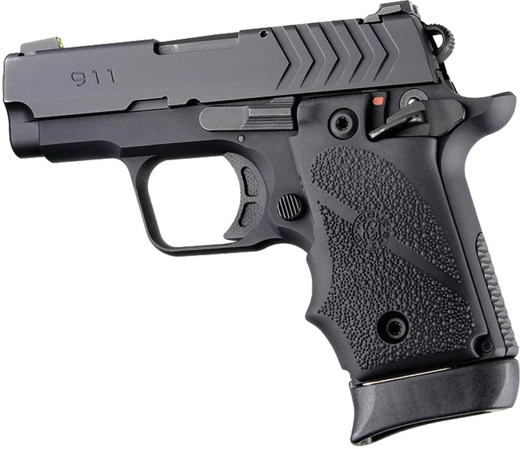 Springfield Armory 911 .380 Ambi Safety Rubber Grip w/FG Black