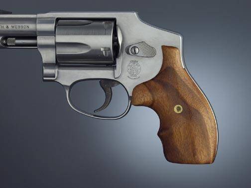 Hogue Grips S&W J Frame Round Butt Goncalo Alves Ultra Compact Bantam Grip