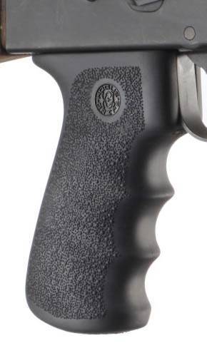 Hogue AK-47 Rubber Grips with Finger Grooves - Black
