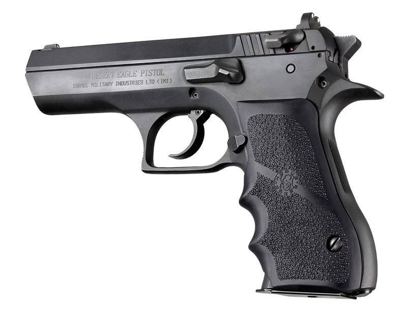 Hogue Magnum Research Baby Eagle .40/9mm Jericho & Uzi Eagle Rubber Grips with Finger Grooves
