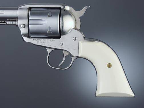 Hogue Grips Ruger Blackhawk/Vaquero Ivory Polymer Cowboy Panels