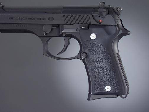 Hogue Beretta Grips 92/96 Series Grips with Finger Grooves