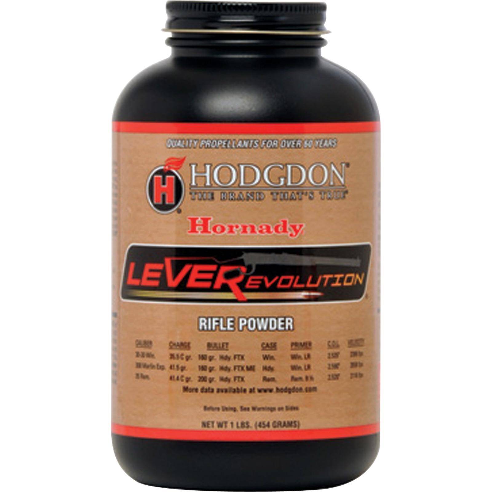 Hodgdon LEVERevolution Spherical Rifle Powder 1 lbs - Feather Arms