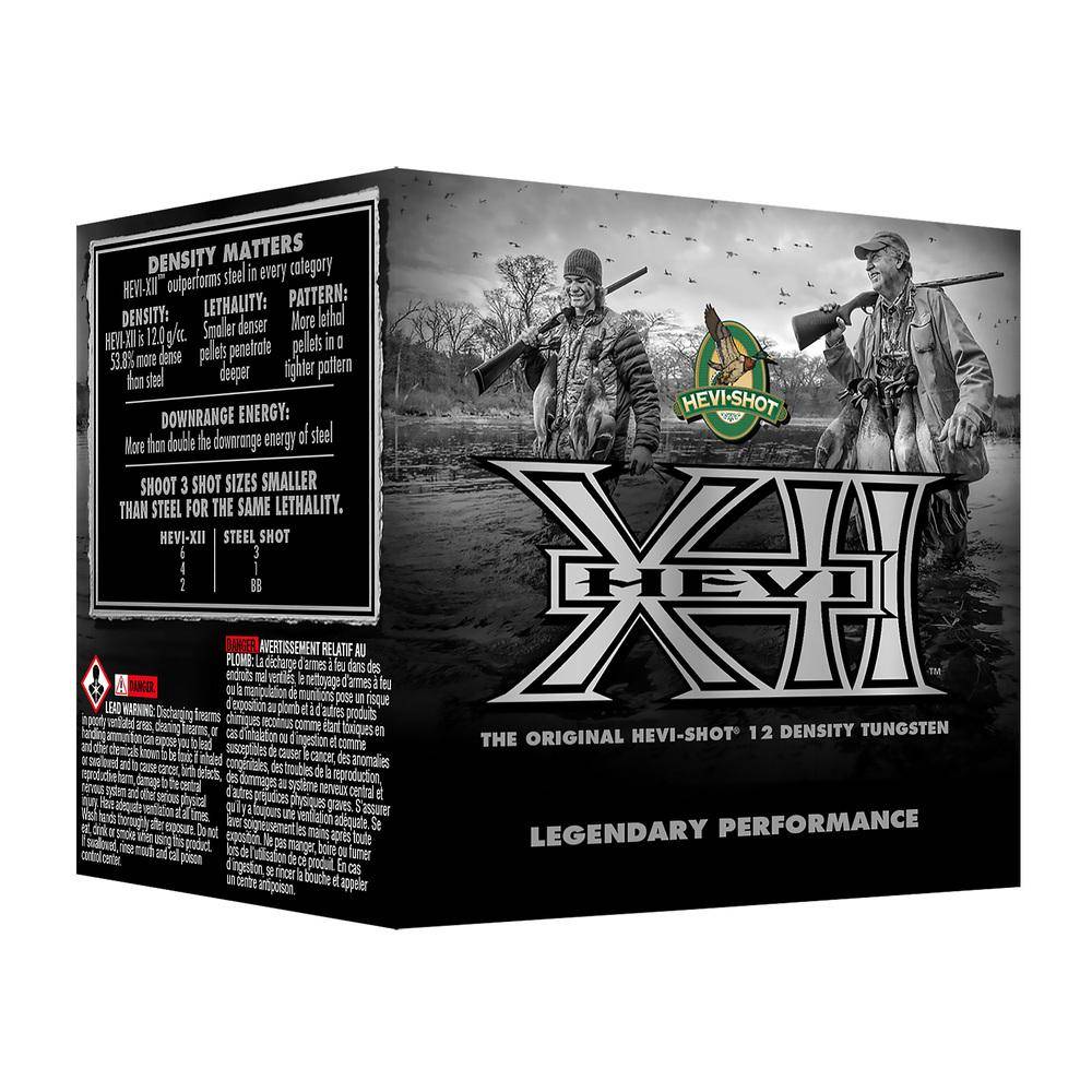 HEVI-Shot HEVI-XII Shotshells 12 ga 3" 1-1/4oz 1500 fps #6 25/ct