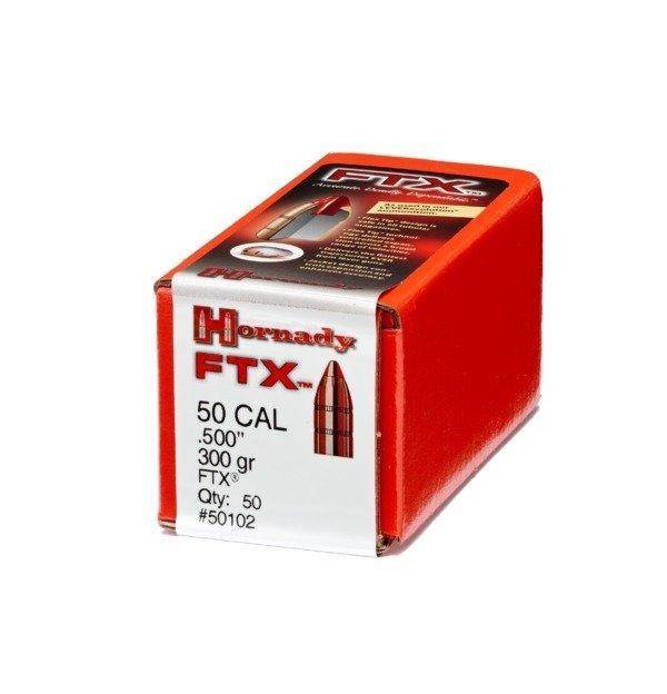 Hornady FTX Handgun Bullets .50 cal .500" 300 gr FTX 50/ct