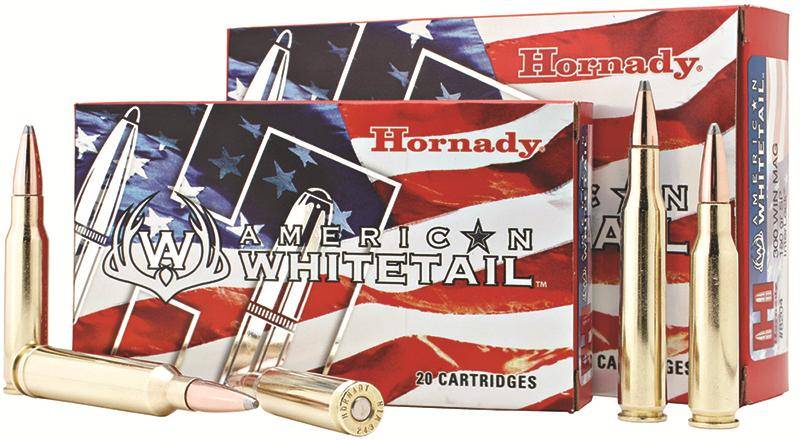 Hornady American Whitetail Rifle Ammunition 7mm Rem Mag 154 gr Interlock SP 2814 fps 20/ct
