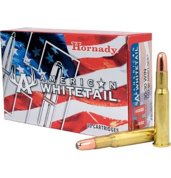 Hornady American Whitetail Rifle Ammunition .30-30 Win 150 gr SP 2390 fps - 20/box