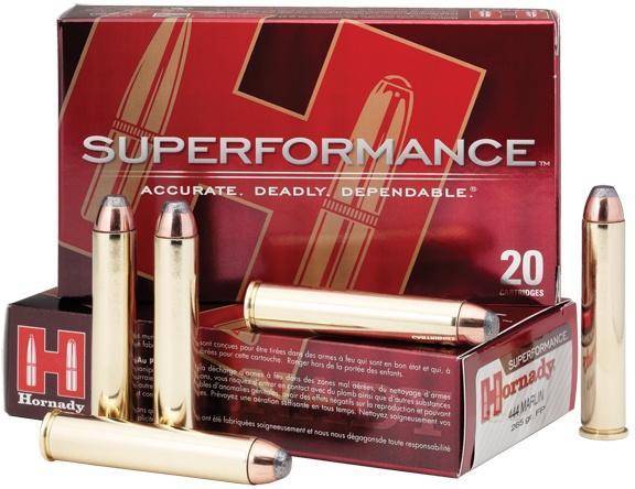 Hornady Superformance Rifle Ammunition .444 Marlin 265 gr IFP 2400 fps - 20/box