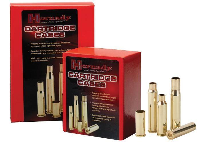 Hornady Unprimed Brass Rifle Cartridge Cases .204 Ruger 50/ct