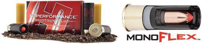 Hornady Superformance 12 ga 2 3/4"  300 gr Slug 1950 fps - 5/box