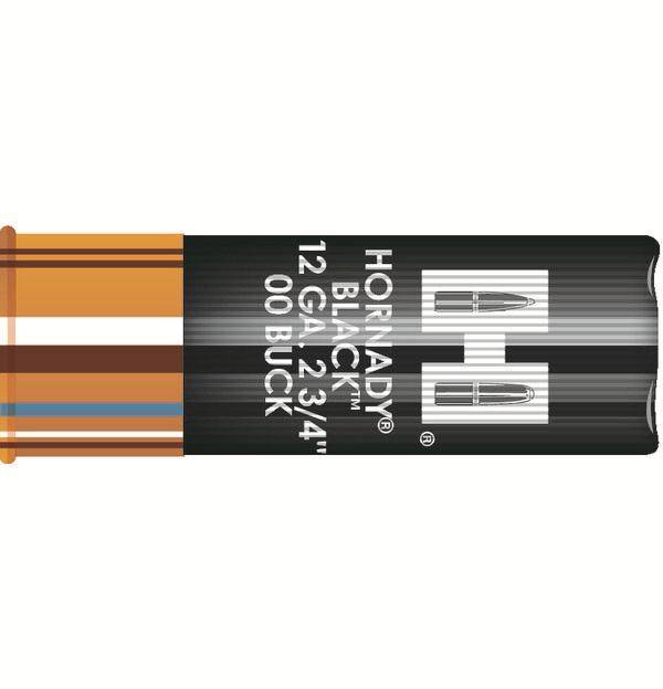 Hornady Black Shotshell Ammunition .12ga 2-3/4" #00 10 rds