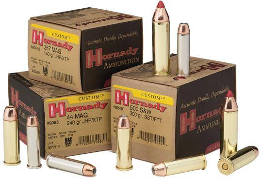 Hornady Custom Handgun Ammunition .44 Magnum 200 gr XTP 20/Box