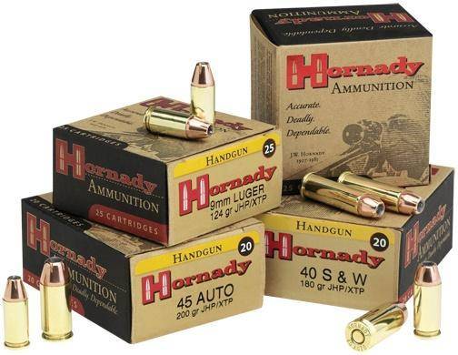 Hornady Custom Handgun Ammunition .40 S&W 155 gr XTP 1180 fps 20/box