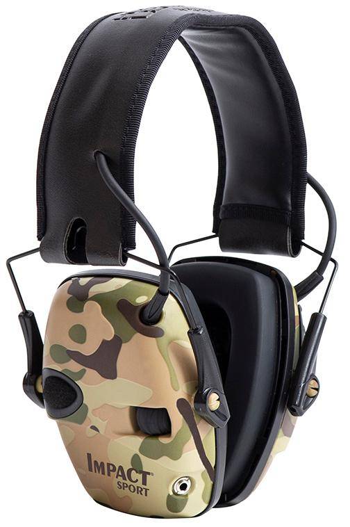 Impact Sport Multi-Cam Electronic Earmuff NRR 22db