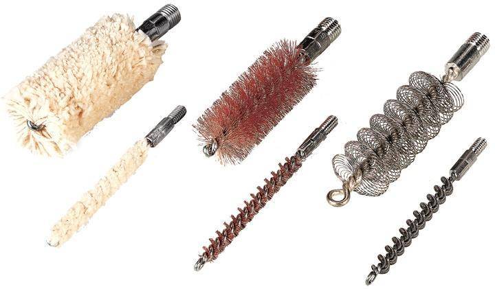 Hoppe's 3-Pack Brush/Swab Kit .357/9mm