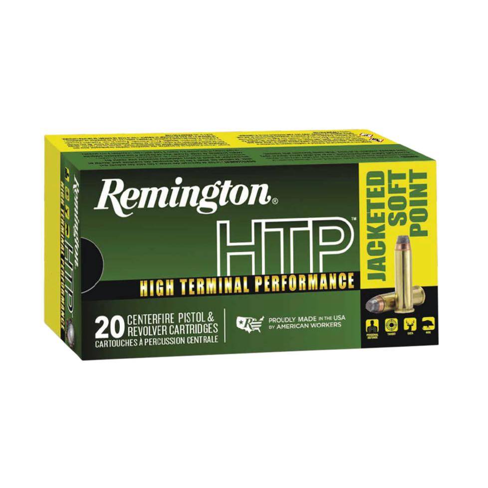 Remington HTP Handgun Ammunition .44 Rem Mag 240gr JSP 1180 fps 20/ct