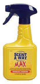 Hunter's Specialties Scent-A-Way Max Odor Control Spray - Odorless 12 oz