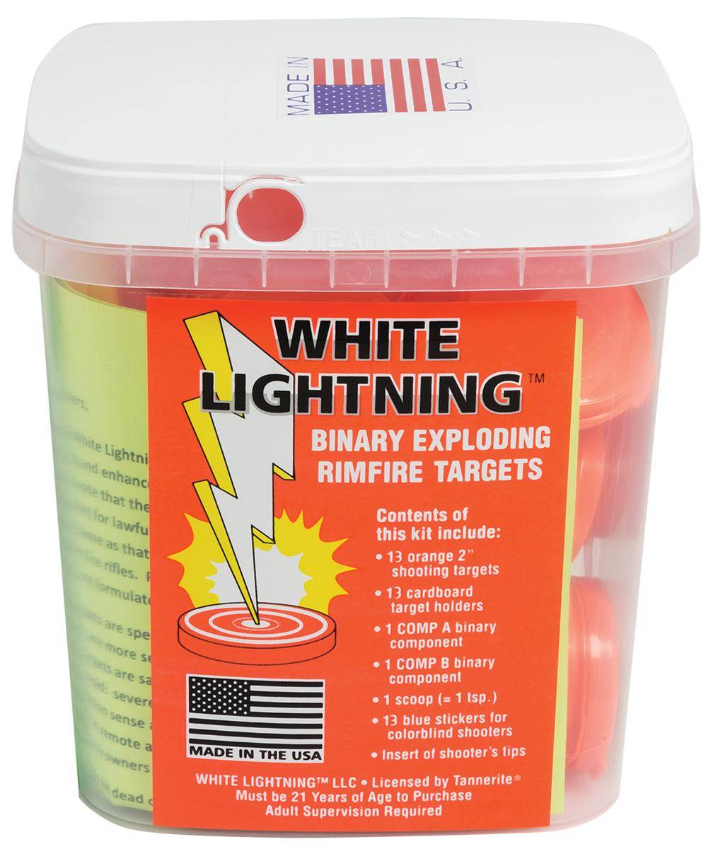 Tannerite White Lightning Rimfire Target Kit  15/kit-6 kits/case