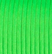 Mero 550 Paracord - 100' 550 lb Green Neon