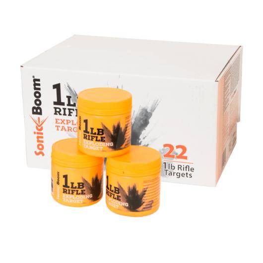 Sonic Boom 1 lb Exploding Rifle Target -22/ct