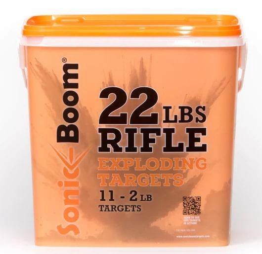 Sonic Boom 2lb Exploding Rifle Target 11/ct Bucket