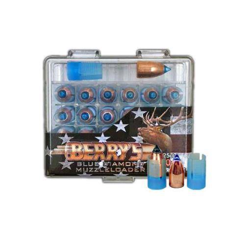 Berry's Blue Diamond Muzzleloader Bullets with Sabot .50 cal 275 gr 25/ct