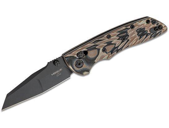 Hogue Deka ABLE Lock Folder: 3.25" Wharncliffe Blade - Black Cerakote Finish G-Mascus Dark Earth G10 Frame