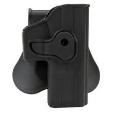 Bulldog Rapid Release Polymer holster w/paddle-RH Fits Glock 19 23 & 32 Gen 1 2 3 4