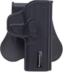 Bulldog Rapid Release Polymer holster w/paddle-RH Fits Ruger LCP & Keltec P-3AT