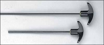KleenBore Classic One-Piece Steel Cleaning Rod w/ Slotted Patch Holder - Handgun