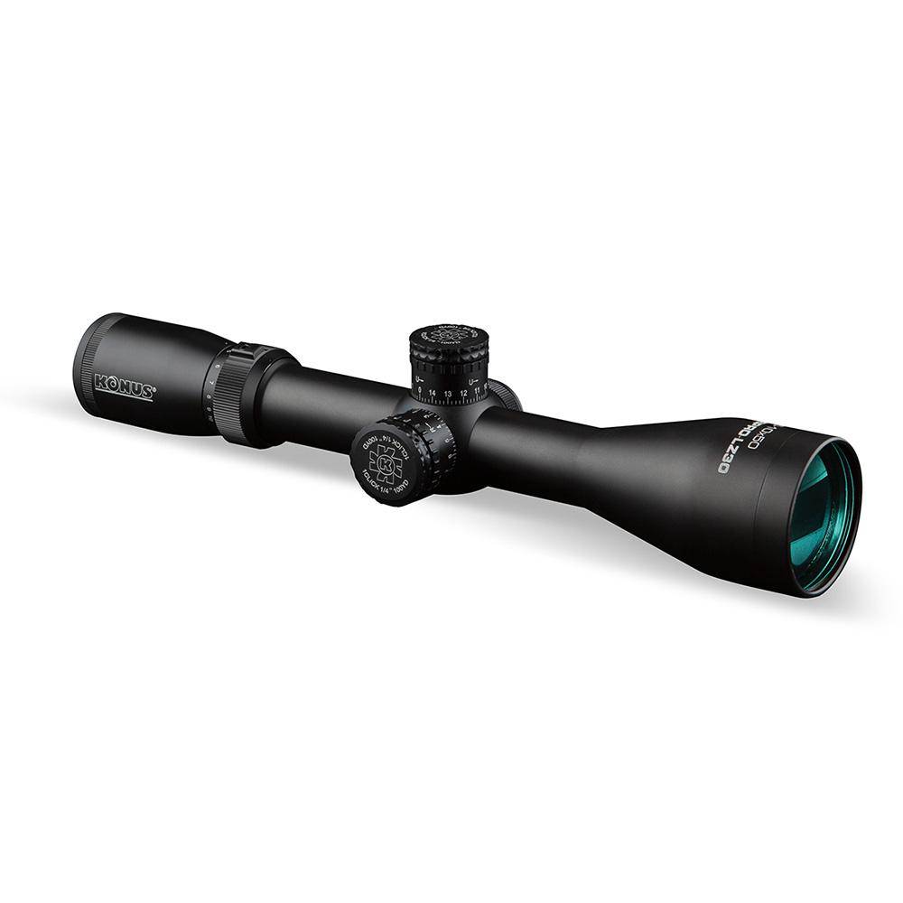 Konus Optics KonusPro LZ30 Rifle Scope - 50mm 2.5-10x50mm with engraved/Illum. German-4 reticle