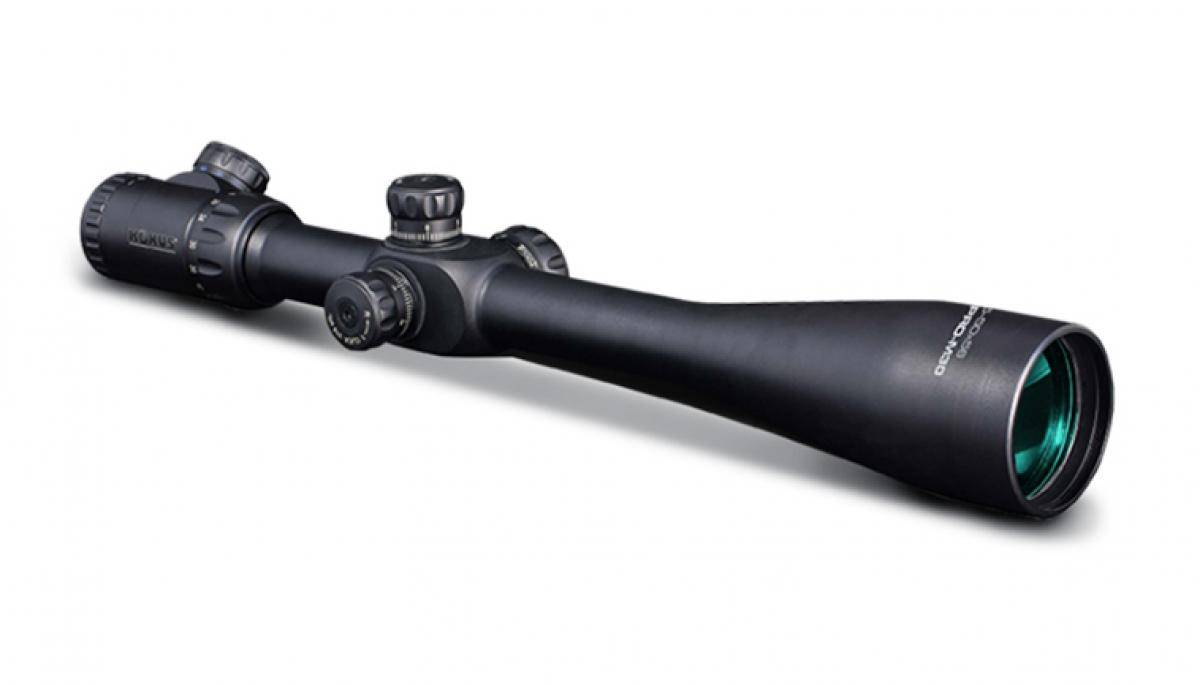 Konus KONUSPRO M-30 Rifle Scope - 12.5x-50x56mm Engraved Dual Illuminated 1/2 Mil-Dot Reticle Black Matte