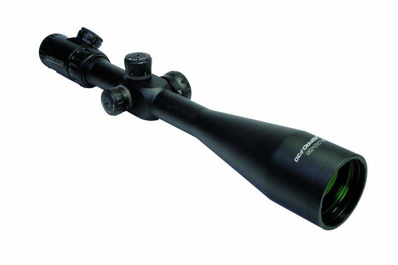 KonusPro F-30 Rifle Scope - 8-32x56mm Illum Mil-Dot Modified Reticle Matte Black