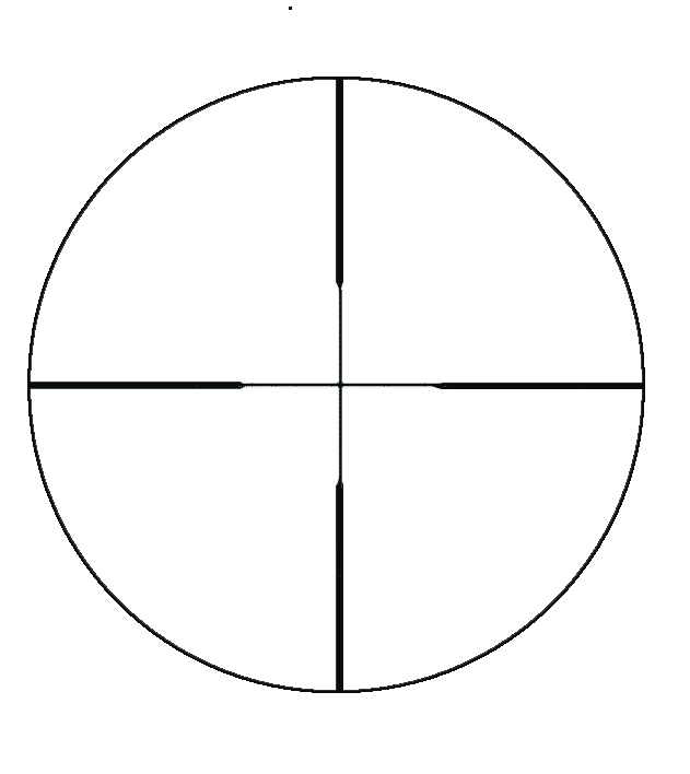 Konus Optics KonuShot Riflescope - 3-12x40mm 30/30 Wire Reticle Matte Black