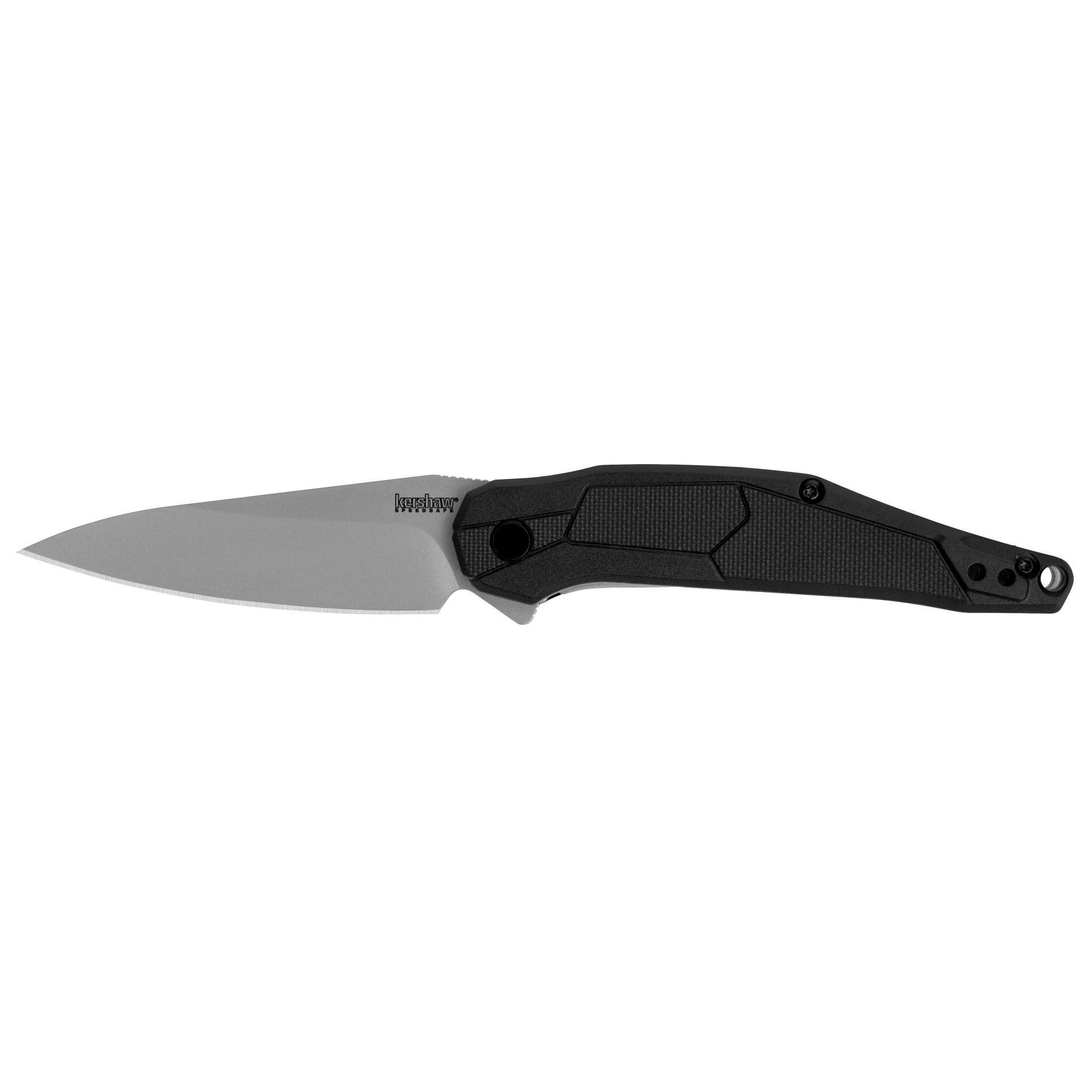 Kershaw Lightyear Spring Assisted Folding Knife - 3-1/2" Blade Black