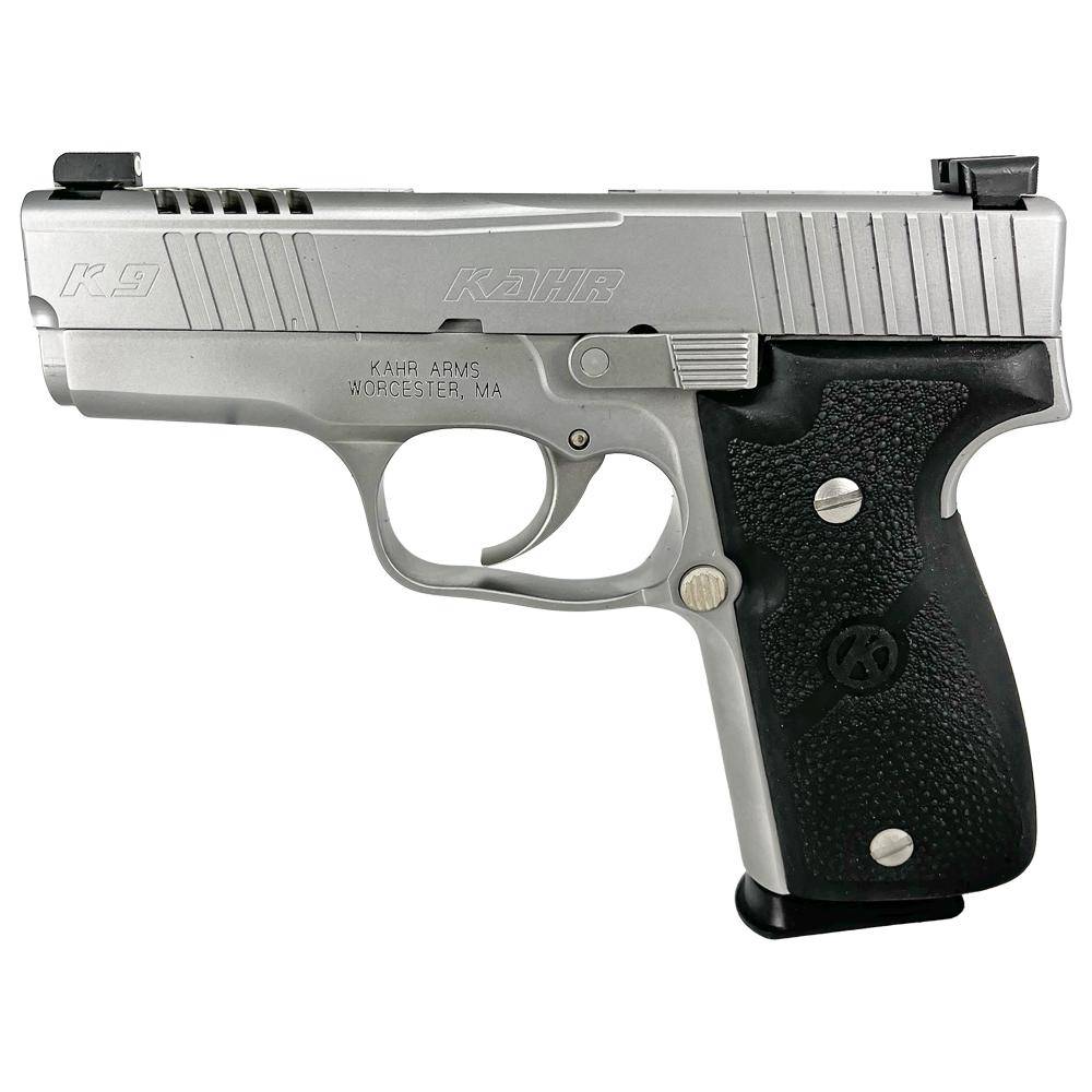 Kahr K9 Limited Edition Cut Out Stainless Steel Slide Handgun 9mm  Luger 7/rd Magazines 3.6" Barrel TruGlo Sights