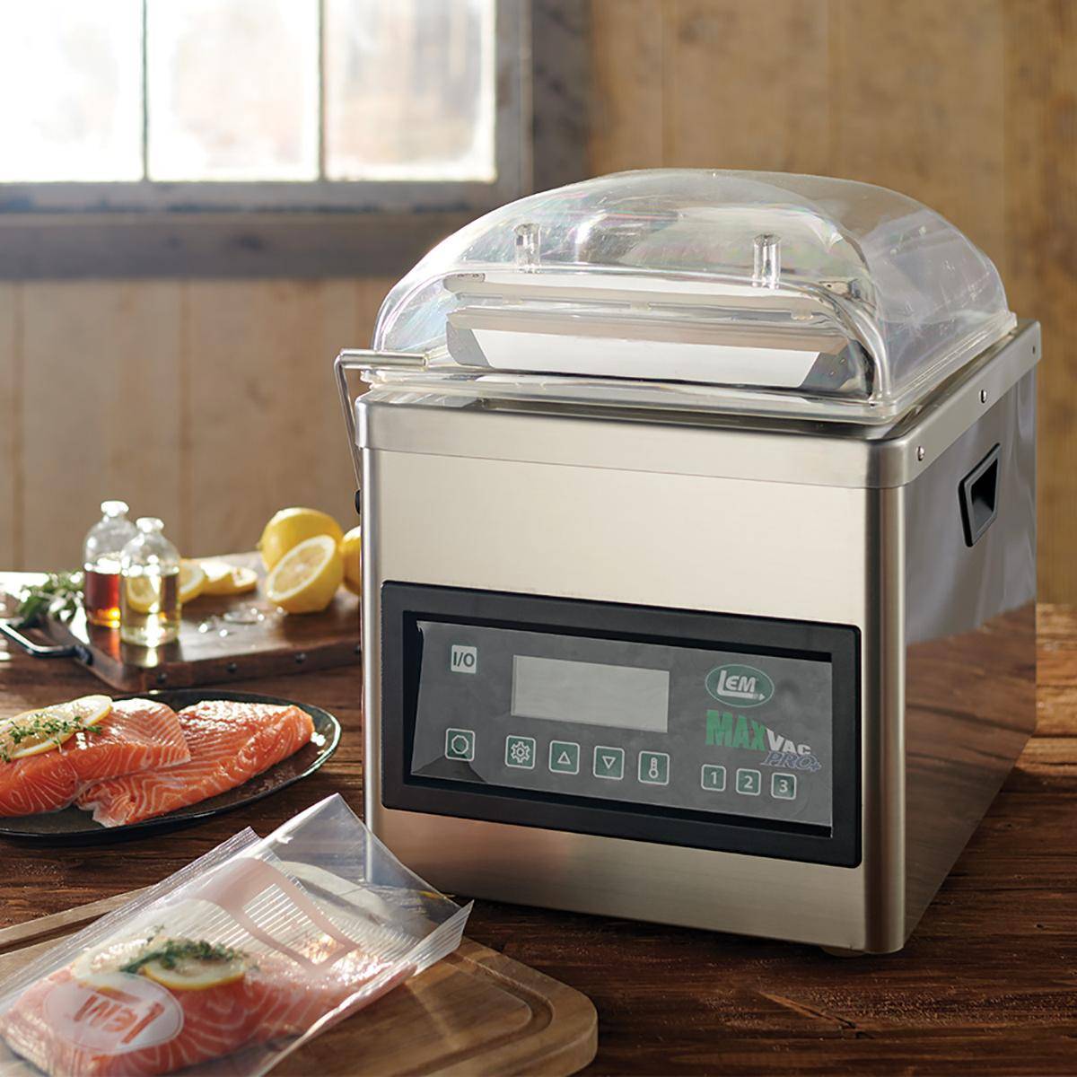 LEM Products MaxVac Pro Chamber Vacuum Sealer - MOTOR FREIGHT ONLY