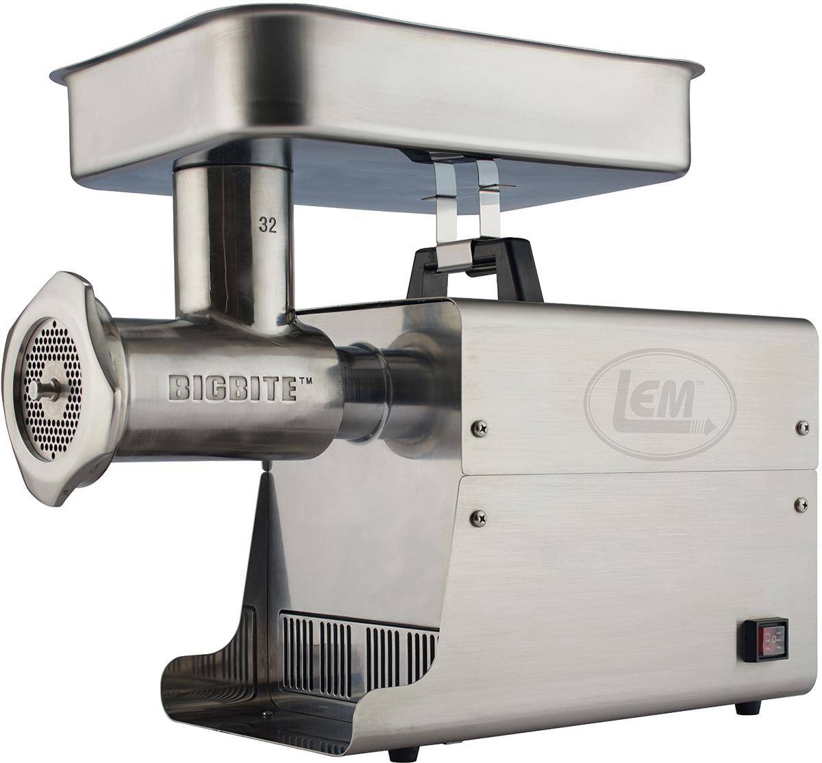 LEM Products #32 Big Bite Stainless Steel Electric Grinder