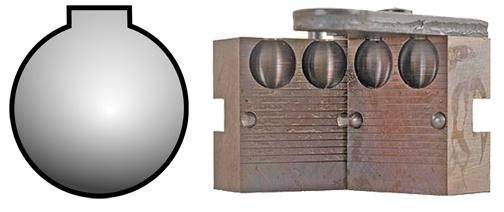 Lyman Round Ball Mould - Double Cavity .451"