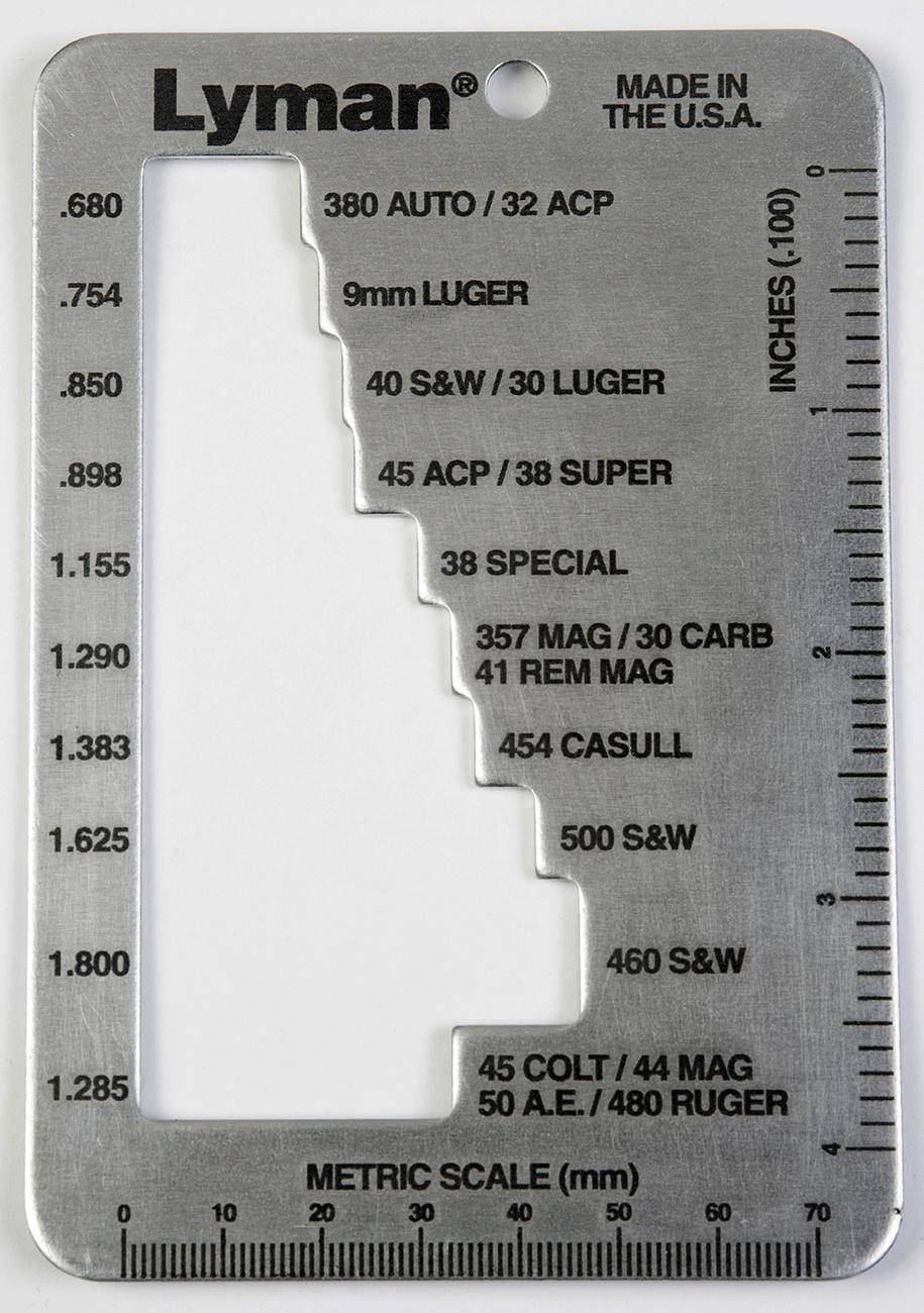 Lyman E-Zee Case Gauge Pistol & Revolver