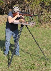 MTM High-Low Shooting Table Dark Earth
