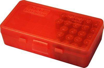 MTM Case Guard P-50 Series Handgun Ammo Box .45 Auto/10mm 50 Rounds Green