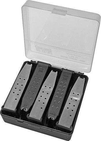 MTM Handgun Magazine Case Clear Smoke