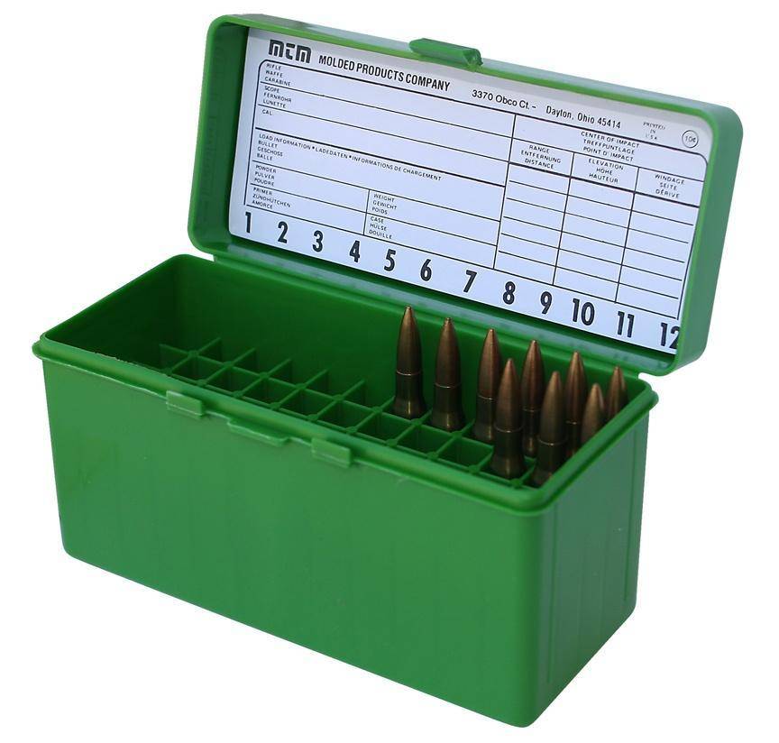 MTM Gun-Gard R-60 Series Rifle Ammo Box Green